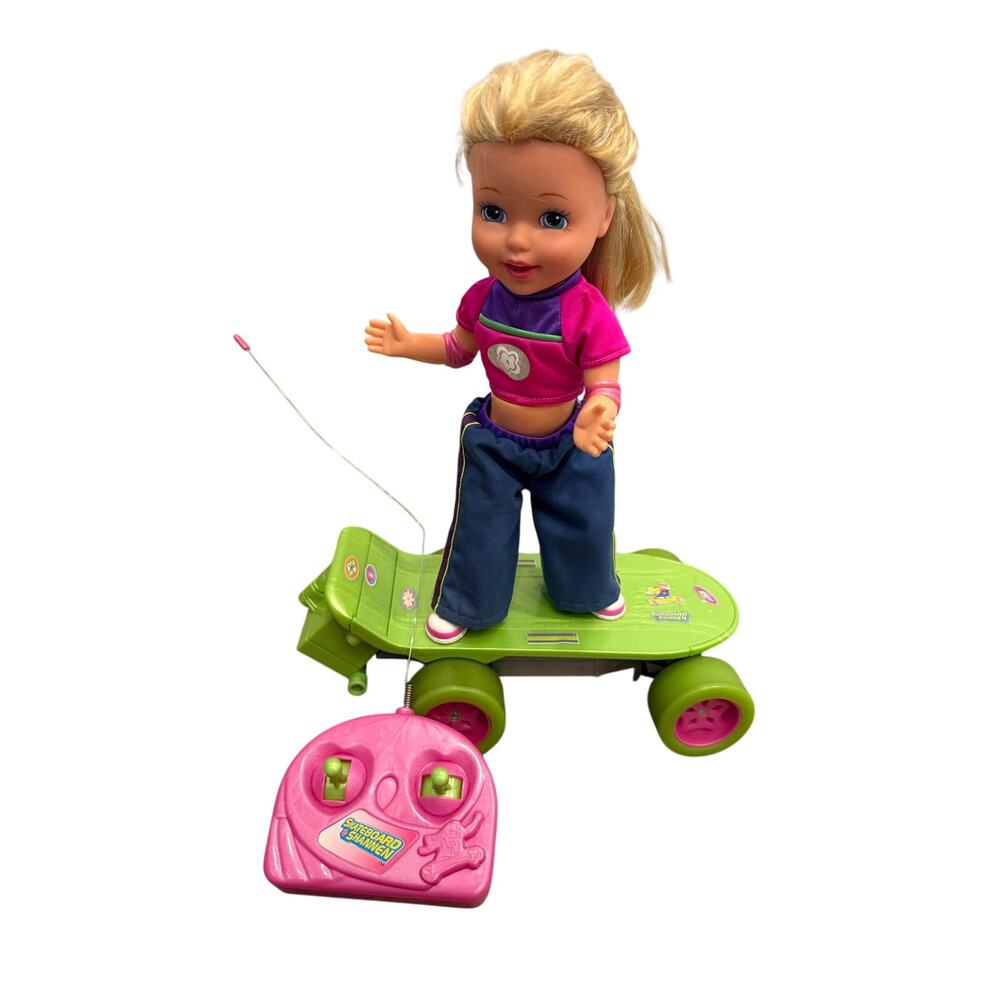 1998 Mattel RC Skateboard Shannen Doll w/Skateboard & Remote Working